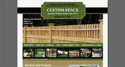 Desktop Screenshot of customfencenh.com